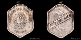 Argentina. Policia. Placa Gobernacion de La Pampa Central