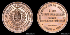 Argentina. Policia. Ex Comisario Francisco Smith 1892