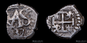 Potosi. Felipe V. 1/2 Real 1737. Macuquina. CJ 47.10