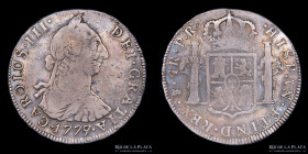 Potosi. Carlos III. 4 Reales 1779/7 PR. CJ 64.8.2