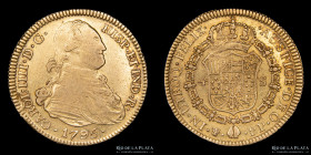 Potosi. Carlos IV. 4 Escudos 1795 PP. KM80