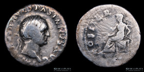 Vespasiano 69-79DC. AR Denario. Pax