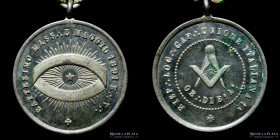 Argentina. Masonica. 1891. Log;. Unione Italiana  N1. Grande