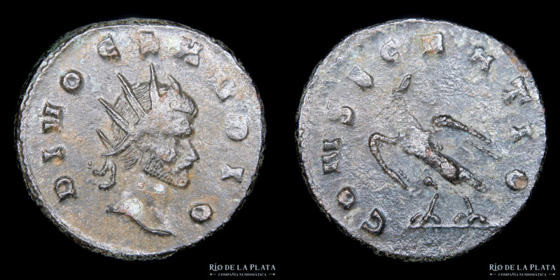 Roma Siglo III, Divo Claudio II Gótico 270-272DC. Antoniniano de vellón. Ceca de...