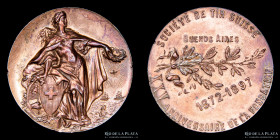 Argentina. Tiro. 1897. Sociedad de Tiro Suizo de Buenos Aires. 25 Aniversario