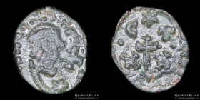 Constante II (641-668DC) AE 1/2 Follis, Cartago