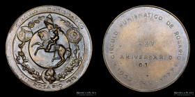 Argentina. Numismatica. 1977. XXV Aniversario del CNR. Medalla N#1