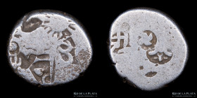 India. Imperio Maurya. AR karshapana, ca. 275-200AC