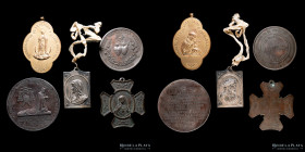 Argentina. Lote x5. Religiosas del S.XIX. A clasificar