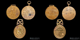 Argentina. Chile. 1918. Lote x3. Centenario de la Batalla de Maipu