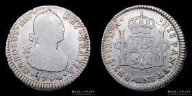 Santiago. Carlos IV. 1 Real 1794 DA. KM58