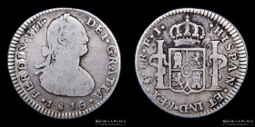 Santiago. Fernando VII. 1 Real 1816 FJ. KM67
