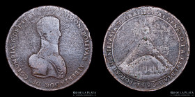Bolivia. 1825. Potosi al Libertador de Colombia y del Peru Simon Bolivar. Cobre. RTB 3
