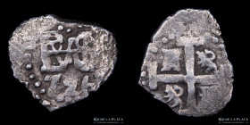 Potosi. Fernando VI. 1/2 Real 1756 Q. Macuquina. CJ 52.10