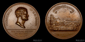 USA. 1869. Union oceanica por Ferrocarril. Presidencia S. Grant.