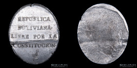 Bolivia. 1829/39. Libre por la Constitucion. Cliche. RTB 53