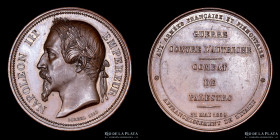 Francia. Napoleon III. 1859. Guerra contra Austria. Combate de Palestro