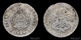 Argentina. La Rioja. 1/2 Real 1844. CJ 67