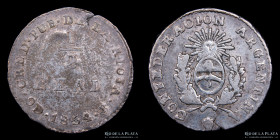 Argentina. La Rioja. 1/2 Real 1854. CJ 73.1