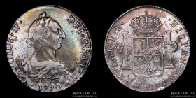 Potosi. Carlos IV. 8 Reales 1790 PR. Transicional. CJ 76.2