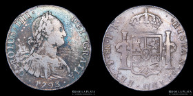 Potosi. Carlos IV. 8 Reales 1793 PR. CJ 76.5