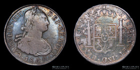 Potosi. Carlos IV. 8 Reales 1800 PP. CJ 76.12