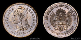 Argentina. Ensayo. 80 Centavos Fuertes 1879. Wurden. CJ 28.4