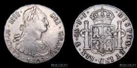 Potosi. Carlos IV. 8 Reales 1808 PJ. CJ 76.20