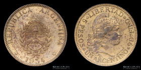 Argentina. Ensayo. 5 Pesos. 1 Argentino. CJ 66