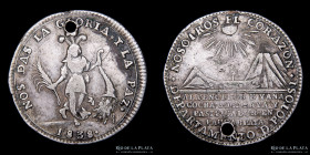 Bolivia. 1838. 2 Soles. Vencedor en Yanacocha. Medalla monetaria. Variante tipo 2. RTB 76
