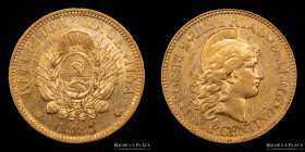 Argentina. 5 Pesos 1883 Argentino de oro. CJ 3.1