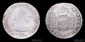 Potosi. Carlos IV. 1/2 Real 1790 PR. CJ 80.2