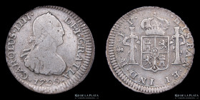 Potosi. Carlos IV. 1/2 Real 1799 PP. CJ 80.11.2
