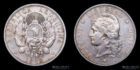 Argentina. 1 Peso 1883 Patacon. CJ 14