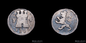 Potosi. Carlos IV. 1/4 Real 1800 CJ 81.7.2