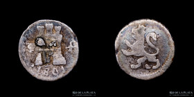 Potosi. Carlos IV. 1/4 Real 1801 CJ 81.8
