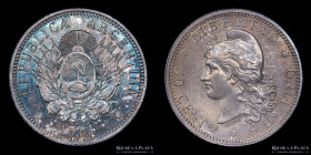 Argentina. 50 Centavos 1881. Medio Patacon CJ 15