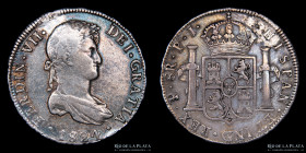 Potosi. Fernando VII. 8 Reales 1824 PJ CJ 86.15.2