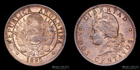 Argentina. 2 Centavos 1895. CJ 36