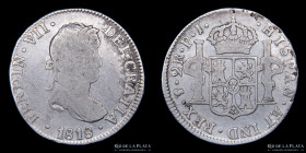 Potosi. Fernando VII. 2 Reales 1818 PJ. CJ 88.8.2