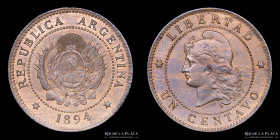 Argentina. 1 Centavo 1894. CJ 49
