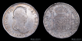 Potosi. Fernando VII. 2 Reales 1825 J. CJ 88.15.2