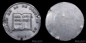 Bolivia. 1851. Sexta Constitucion Boliviana. Cliche.  RTB 127