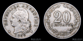 Argentina. 20 Centavos 1899. CJ 55
