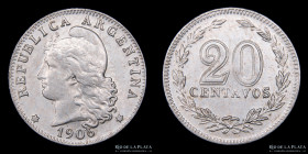 Argentina. 20 Centavos 1906. CJ 57