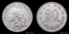 Argentina. 20 Centavos 1910. CJ 61