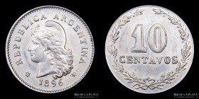 Argentina. 10 Centavos 1896. CJ 90