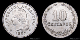 Argentina. 10 Centavos 1897. CJ 91