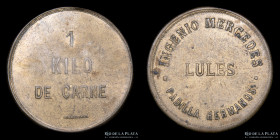 Argentina. Ficha. Ingenio. 1 Kg de Carne. Ingenio Mercedes. Padilla Hnos. Lules