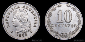 Argentina. 10 Centavos 1898. CJ 92